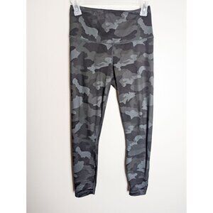 Yogalicious Lux Camo High Rise Leggings Gray Small